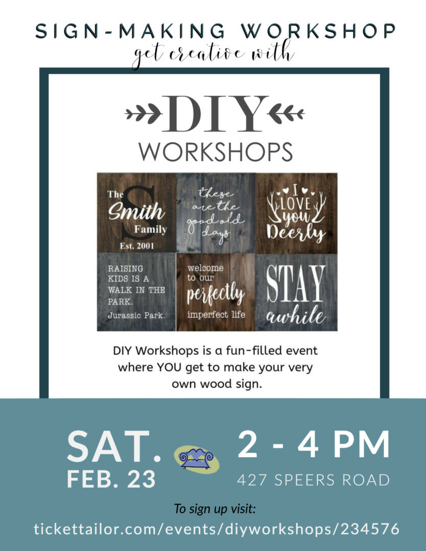 Sign-Making Workshop – Millionaire's Daughter Blog